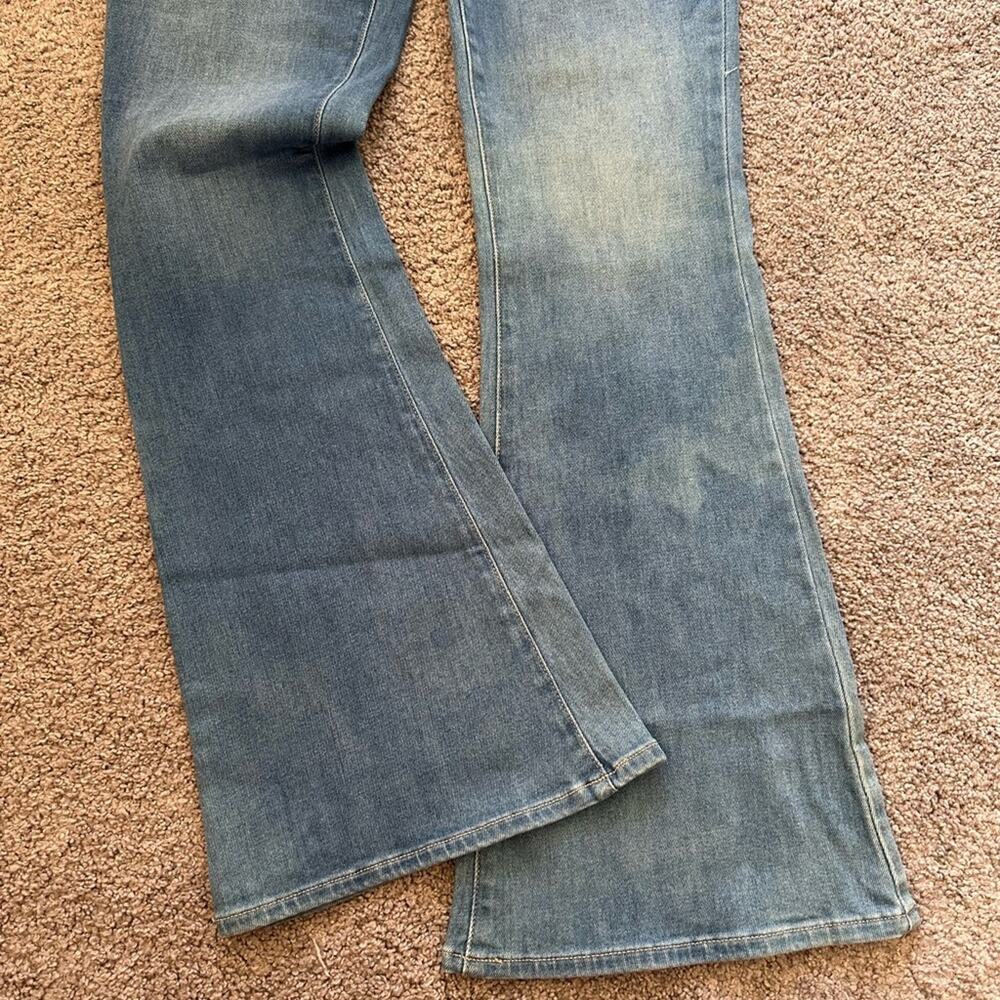 PAIGE Blue Flare & Wide Leg Jeans - Picture 7 of 10